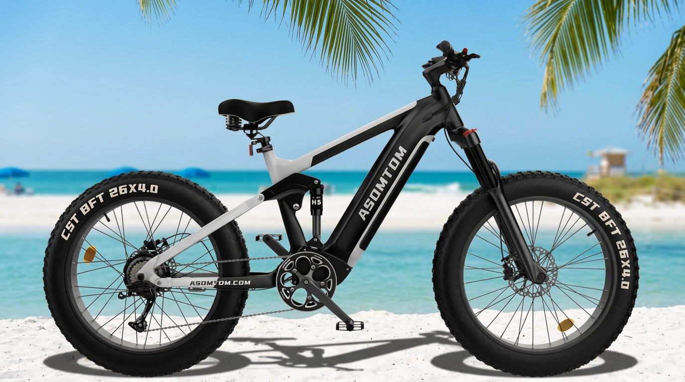 Fat-Tire E-Bike available to rent in Clearwater Beach